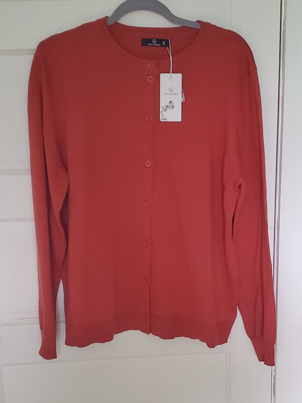 NWT Women's Cardigan Sweater Lillusory 2XL